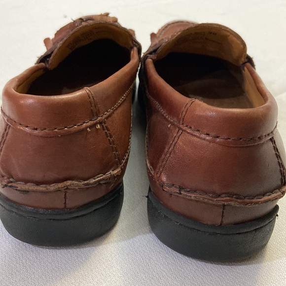 Dockers Mens Brown Tassel Leather Loafers - Excellent Condition - Size 8 M - Picture 5 of 8